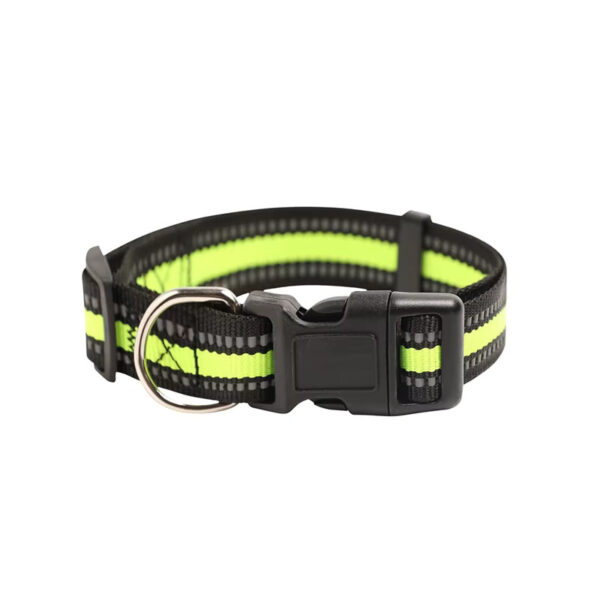 Smycz z obrożą do biegania z psem - Hands-free, Zielona 01